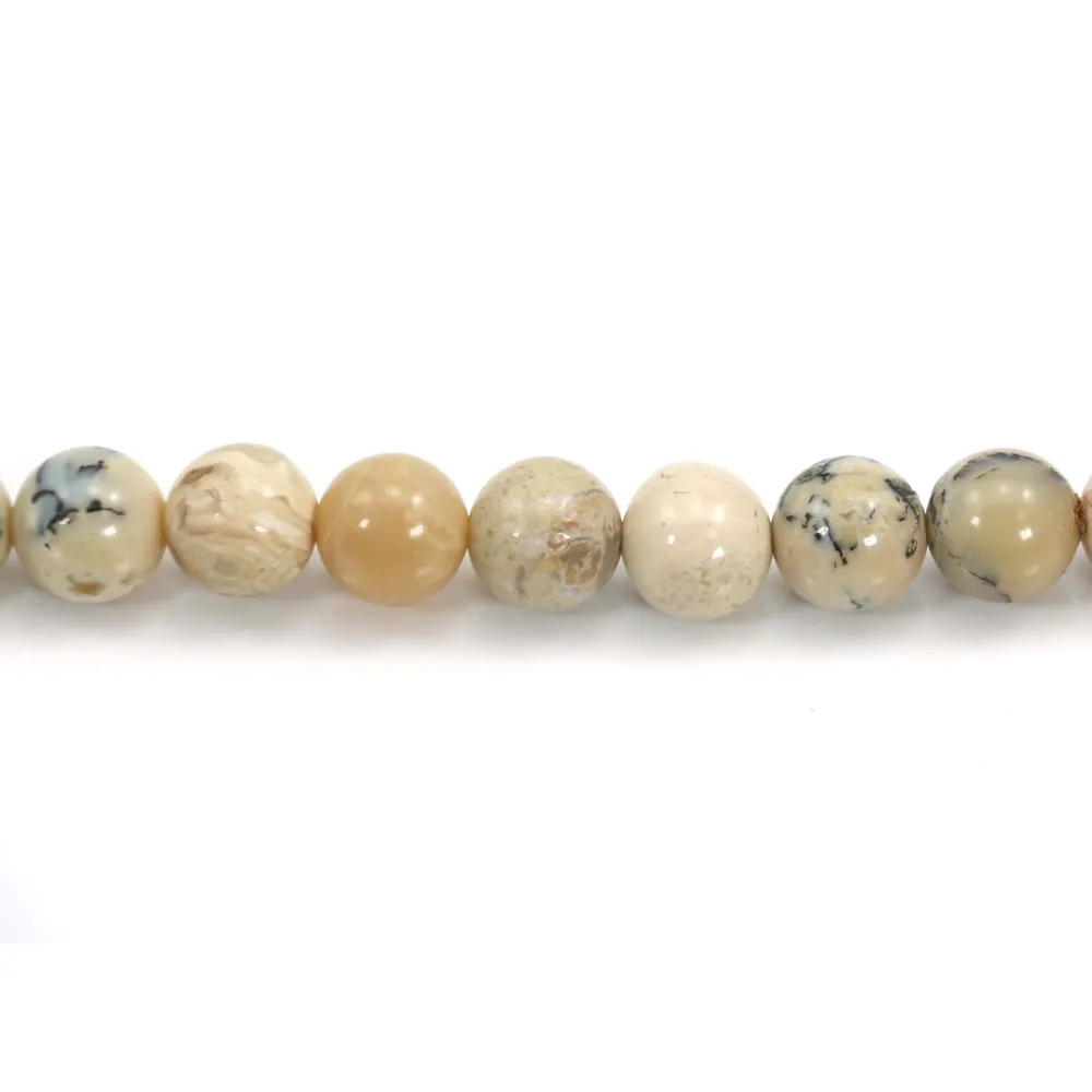Opal africain rond 8mm x 40cm