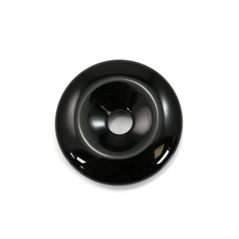 Donut Onyx preto 20mm x 1pc