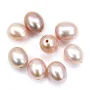 Perle de culture d'eau douce, mauve, olive, 7-8mm x 1pcs