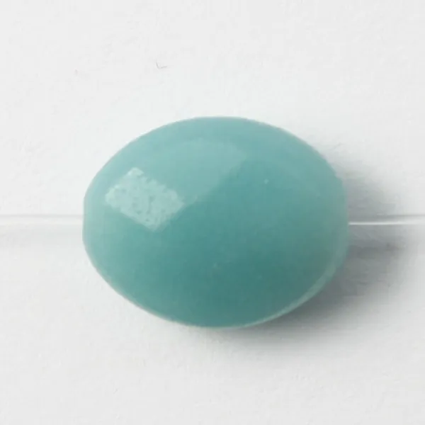 Amazonite Ovale facette  14x10mm x 2pcs