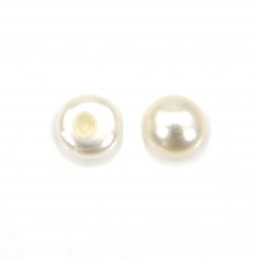 White Opal round  4-4.5mm x 40cm