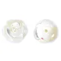 Nacre blanche en rose semi-percée 12mm x 1pc