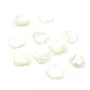 Nacre blanche en forme de coeur 8mm x 5pcs