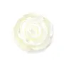 Nacre blanche en rose semi-percée 15mm x 1pc
