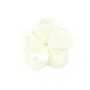 Nacre blanche en forme de fleur à 5 pétales 15mm x 1pc