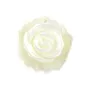 Nacre blanc 5 feuille rose 15mm x 1pc