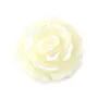 Nacre blanche en rose semi-percée 30mm x 1pc