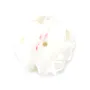 Nacre blanche en rose semi-percée 20mm x 1pc