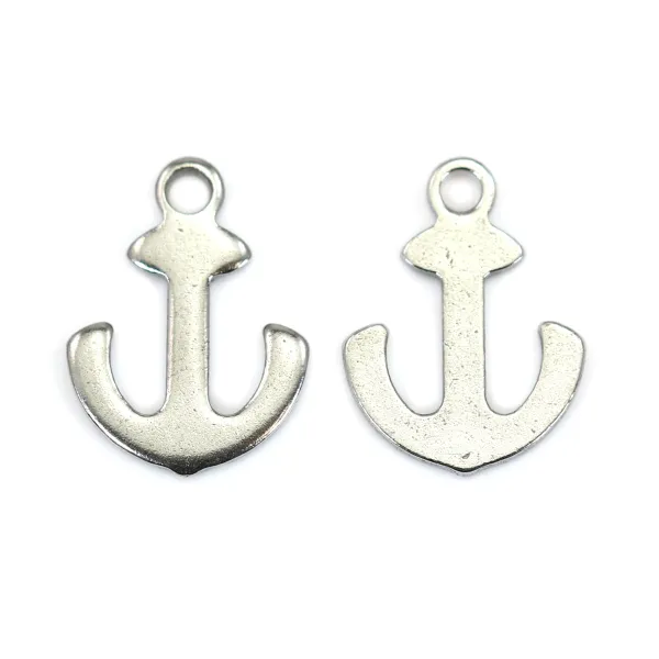 Ancla Charm Acero Inoxidable 304 9x12mm x 2pcs