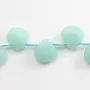 Amazonite Goutte Plate Facette