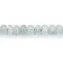 Aigue marine rondelle 3x5mm x 40cm