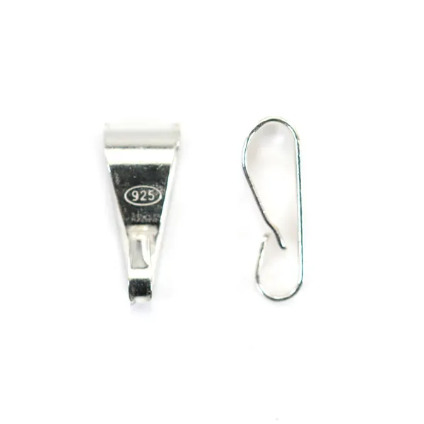 Attache pendentif ,argent 925, 13mm x 1pc