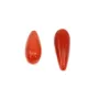 Corail Rouge Naturel goutte semi percé 5x14mm x 1pc