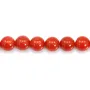 Coral Vermelho Natural Redondo 3mm x 45cm
