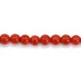 Natural Red Coral Round 3mm x 45cm