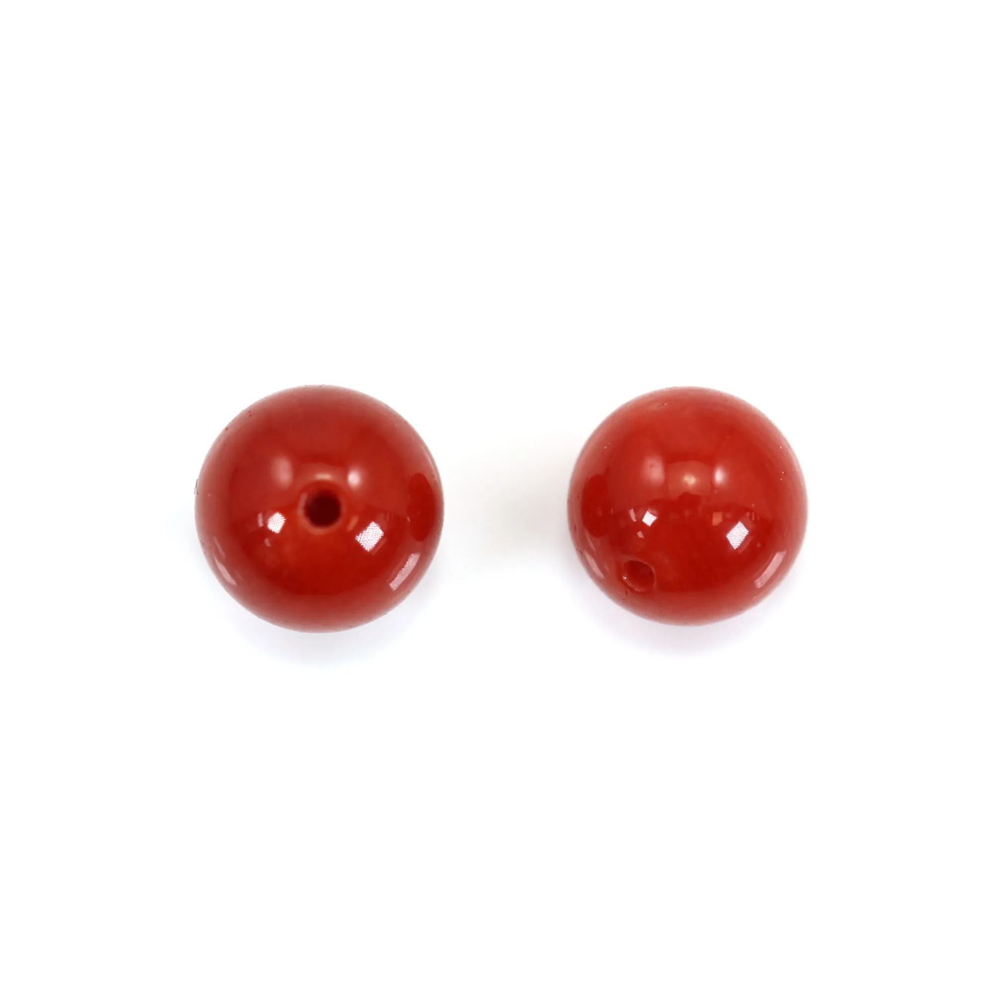 Perle Sfuse Di Conchiglia Rossa 8-14mm, Stile Corallo, Foro Centrale, Ideali Per Bigiotteria Fai Da Te