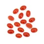 Cabochão de Coral Vermelho Natural Oval 4x6mm x 1pc