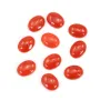 Cabochon di corallo rosso naturale ovale 4x6mm x 1pc