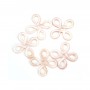 Pink mother-of-pearl chinese knot 15mm x 1pc