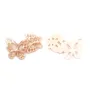 Nacre rose couple de papillons 13x18mm x 1pc