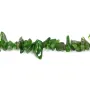 Tsavorite en forme chips x 80cm