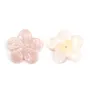 Pink mother-of-pearl 5 petal flower 15mm x 1pc