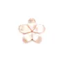 Nacre rose en fleur à 5 pétales 10mm x 1pc
