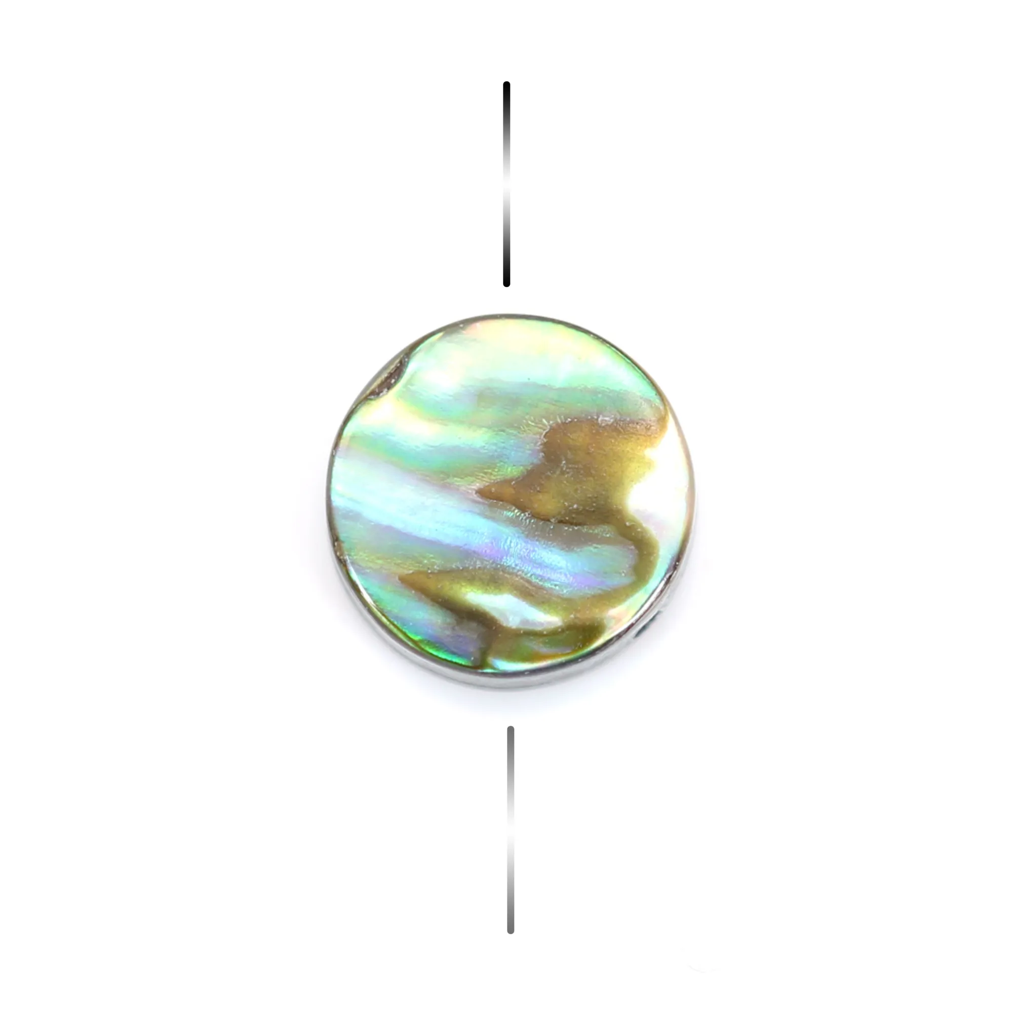 Pendentif étoile De Mer En Argent 925 – Nacre D'ormeau (abalone) – 5,90g – Neuf Sans Emballage