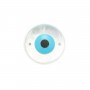 Natural shell "your bleu eyes'' 12mm x 1pc 