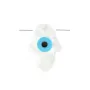 Nacre Blanche Nazar boncuk en forme de main 12 x16mm x 1pc