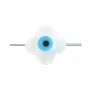 Nacre blanche en forme de fleur 10mm x 2pcs