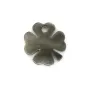 Nacre grise en forme de trèfle à 4 feuilles 10mm x 1pc