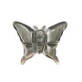 Nacre grise en forme de papillion 21x26mm x 1pc