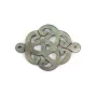 Nacre grise en motif celtique ajouré 18mm x 1pc