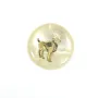 Pendentif Capricorne en nacre 20mm x 1pc
