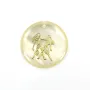 Pendentif Gémeaux en nacre 20mm x 1pc
