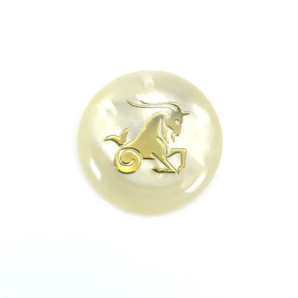 Pendentif Bélier en nacre 20mm x 1pc