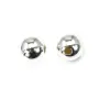 Perle boule en argent rhodié 925 3mm x 20pcs