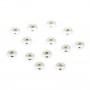 Anneaux Rond Plat  4mm Argent 925 X10 st