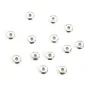 sterling silver 925 rondelle 4mm x 10 PCS 