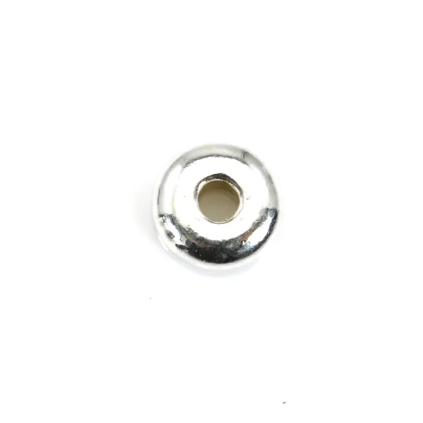 Anneaux Rond Plat  4mm Argent 925 X10 pcs