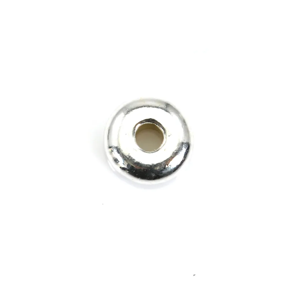 Anneaux Rond Plat  4mm Argent 925 X10 pcs