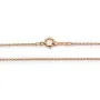 Chaîne Gold Filled rose 14 carats ovale 1.1mm 45cm x 1pc