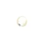 Cabochon de nacre blanche, de forme ronde 3mm x 8pcs