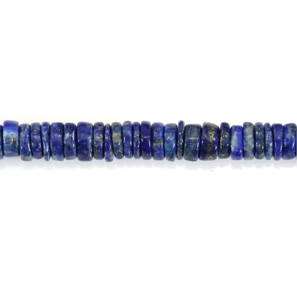 Lapis-Lazuli rondelle Heishi 5-6mm x 41mm