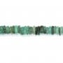 Emeraude rondelle Heishi 3-4mm x 41cm