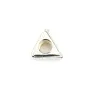 Perle Intercalaire triangle 3mm Argent 925 x 10pcs