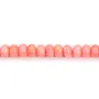 Bamboo mer teinte orange Rondelle