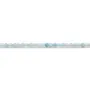 Aigue marine ronde facette 2mm x 40cm