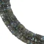 Labradorite redonda facetada 5-7mm x 40cm